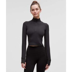 CLOSING SALE - NWT Lululemon Its Rulu Run Ribbed Cropped Half Zip * Updated
